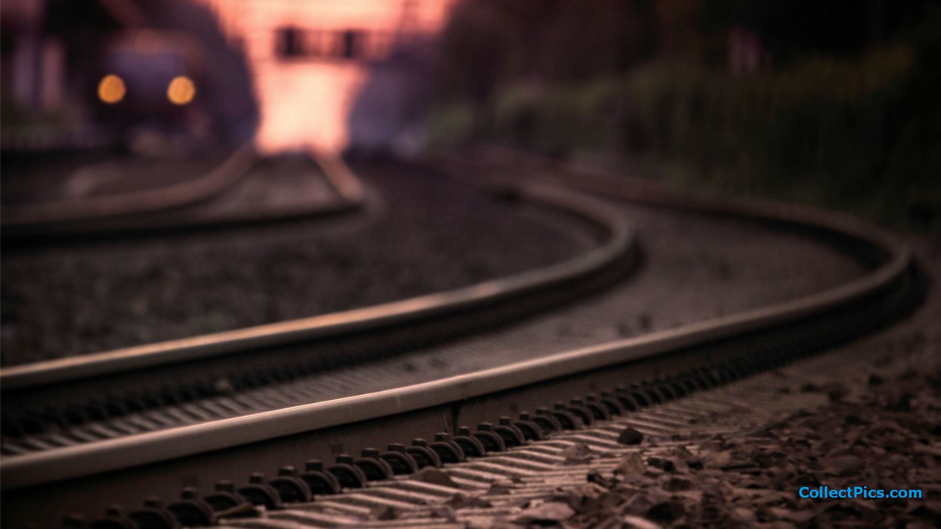 Train Track 1080p Wallpaper - Train Track Hd , HD Wallpaper & Backgrounds