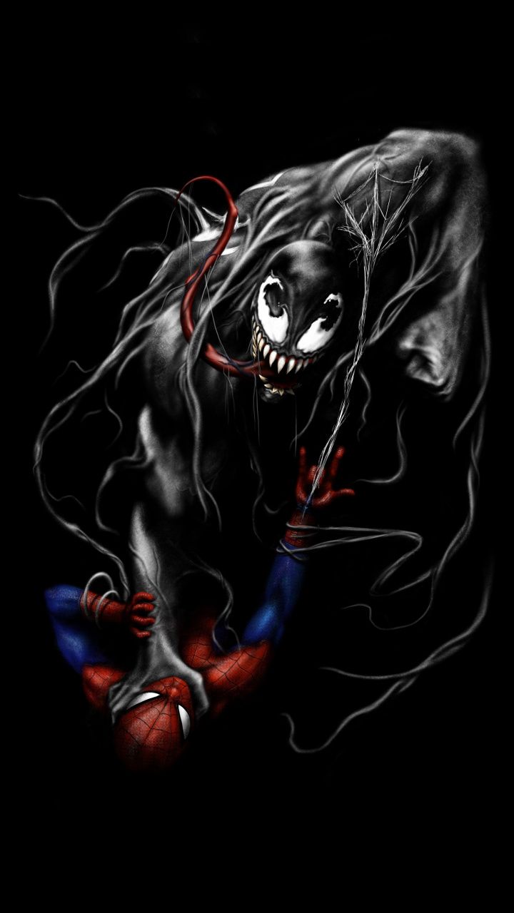 Wallpaper, Venom, Spiderman, Minimal, Mindblowing, - Venom Spiderman Wallpaper Hd , HD Wallpaper & Backgrounds