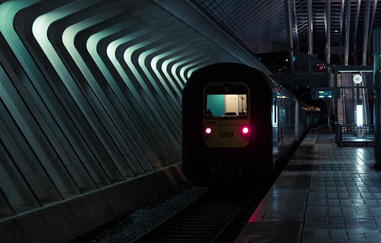 Photo Wallpaper Metro, Train, Subway - Train , HD Wallpaper & Backgrounds
