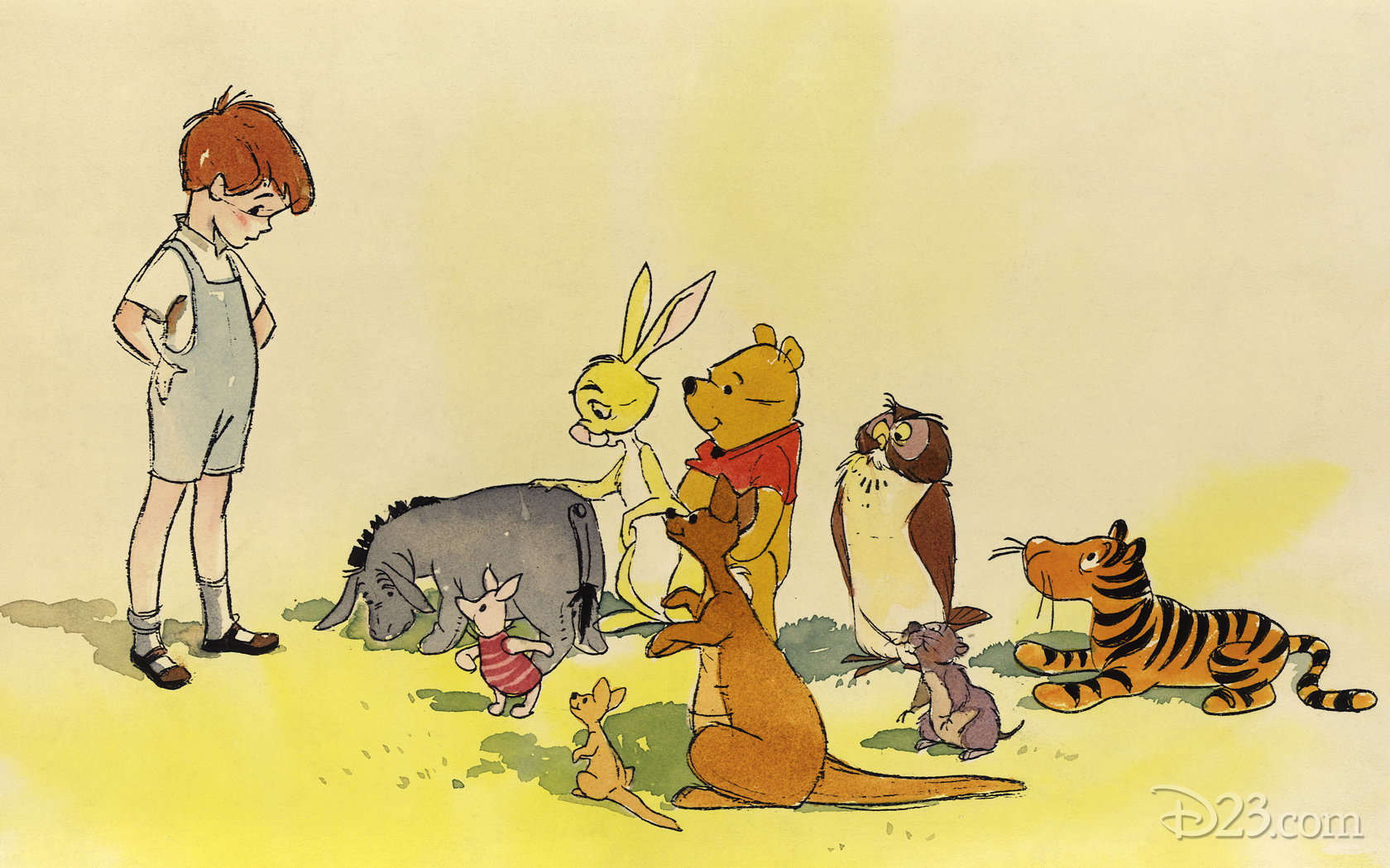 Winnie The Pooh Thinking Of You Quotes , HD Wallpaper & Backgrounds