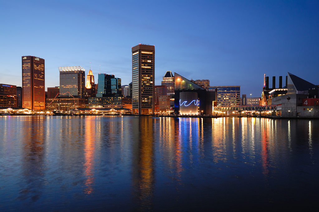 Baltimore Skyline Photos Hotel New Home Moving To Maryland - City Of Baltimore Skyline , HD Wallpaper & Backgrounds