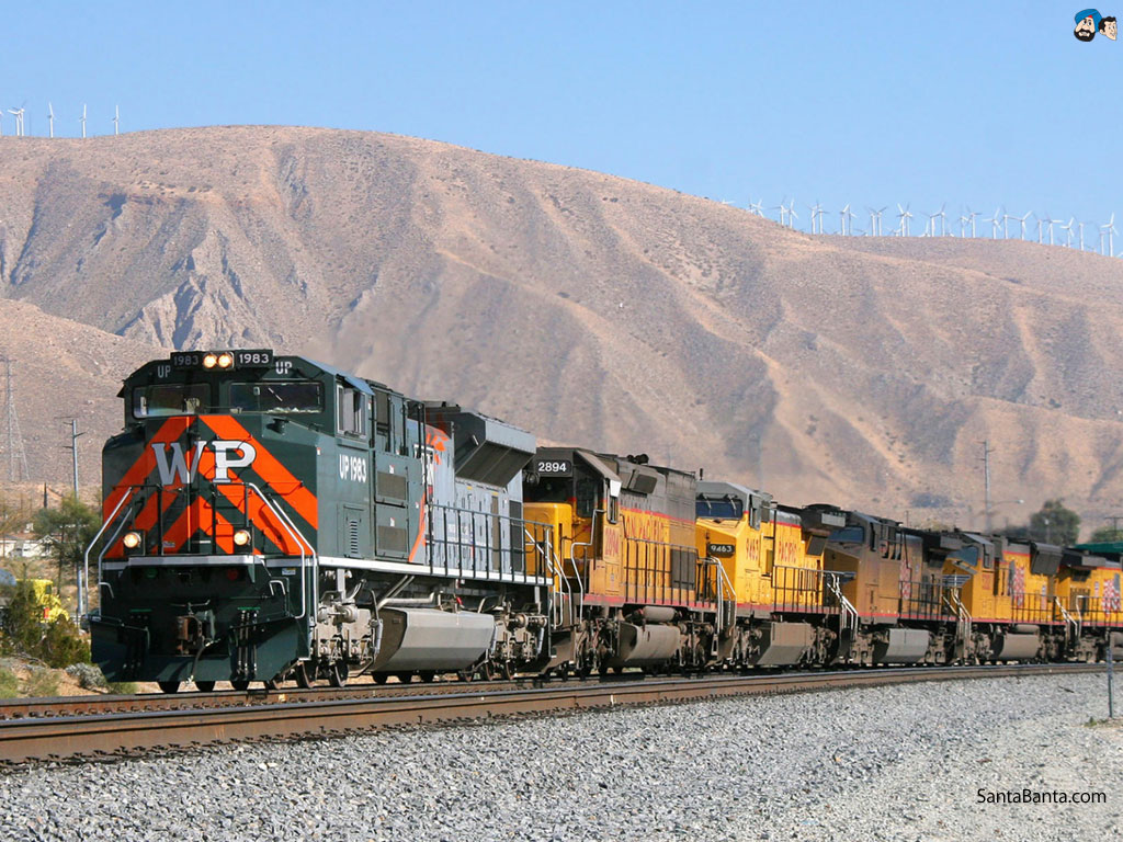 Trains Wallpaper 6 - Union Pacific , HD Wallpaper & Backgrounds