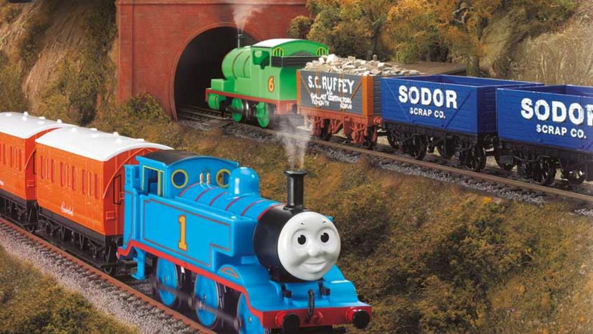 Thomas Tank Engine Hornby Model - Thomas The Tank Engine Hornby , HD Wallpaper & Backgrounds