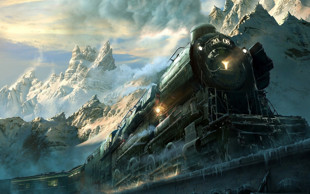 Mountain Train Wallpapers - Epische Hintergrundbilder , HD Wallpaper & Backgrounds