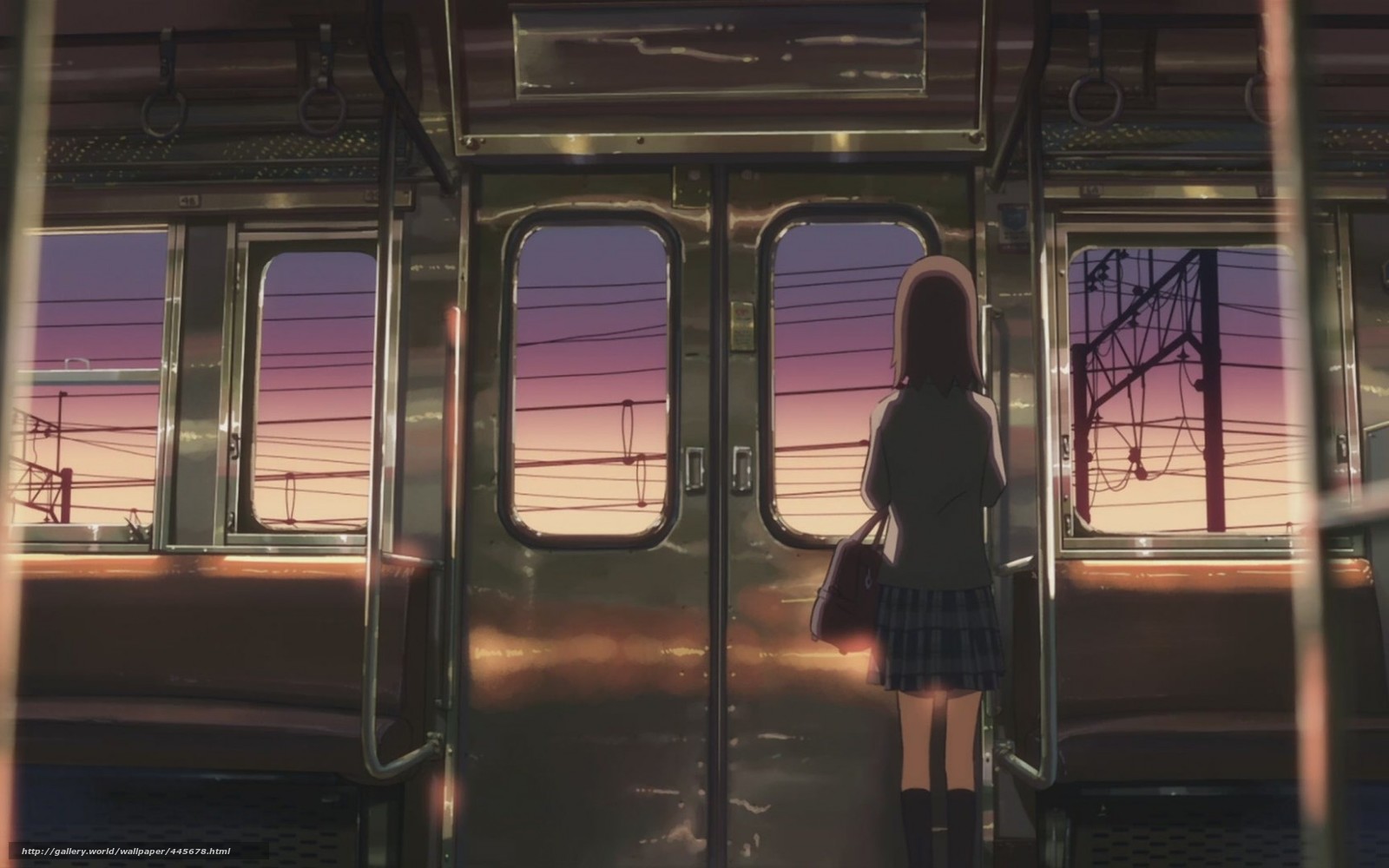 5 Centimeters Per Second Train , HD Wallpaper & Backgrounds