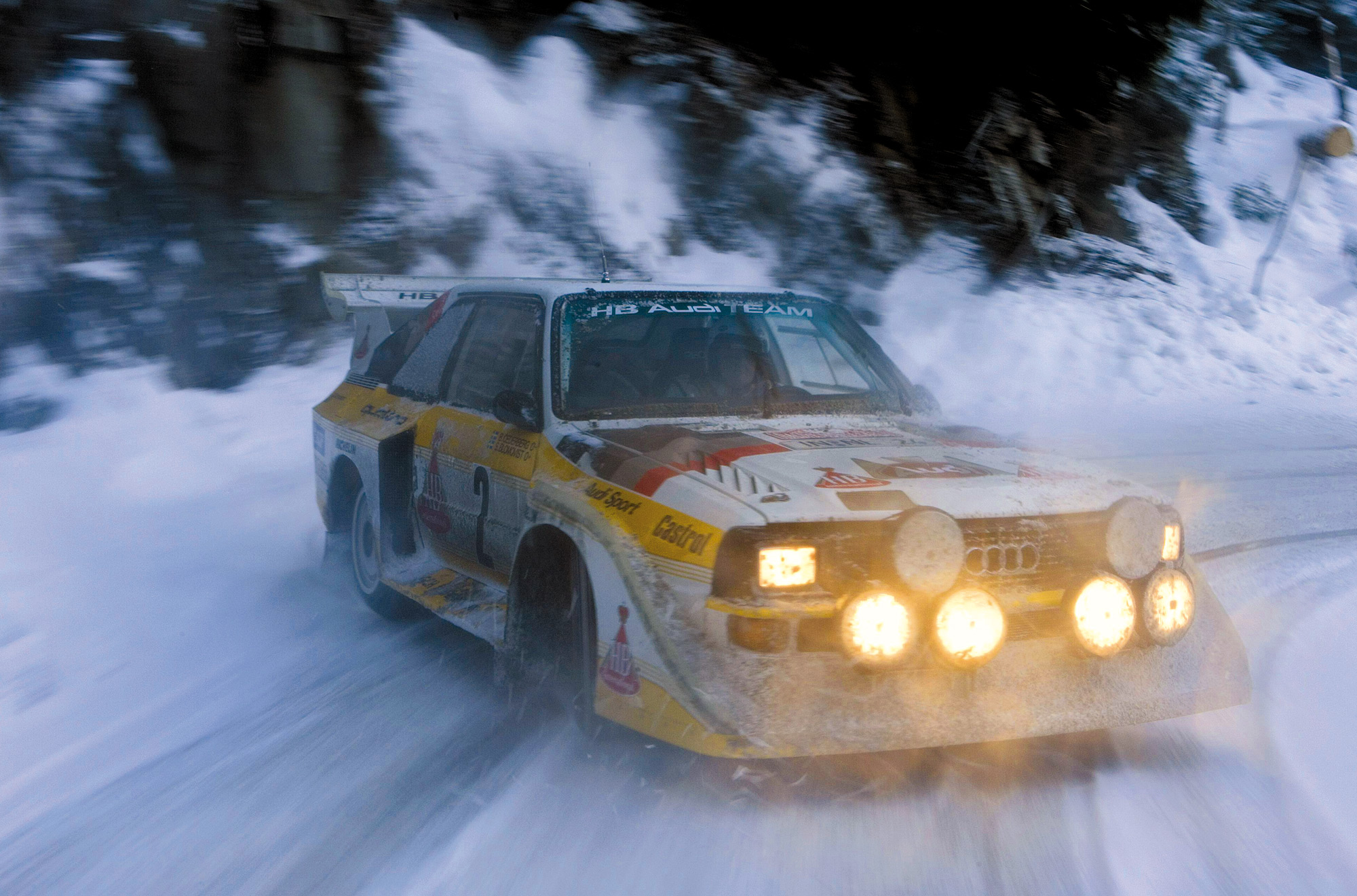 Audi Quattro Rally Snow , HD Wallpaper & Backgrounds