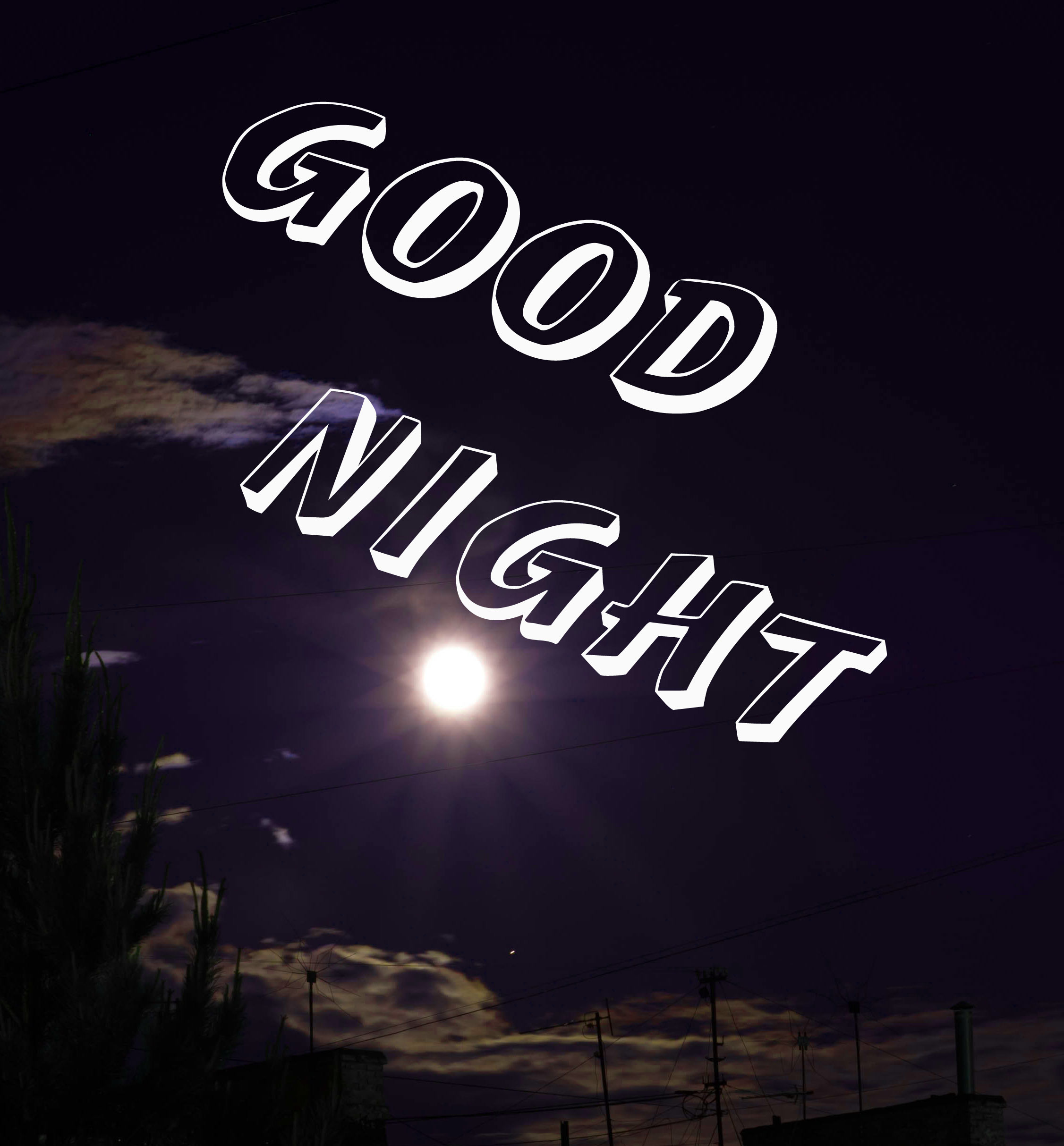 3d Good Night Images Pics Download  - Night , HD Wallpaper & Backgrounds