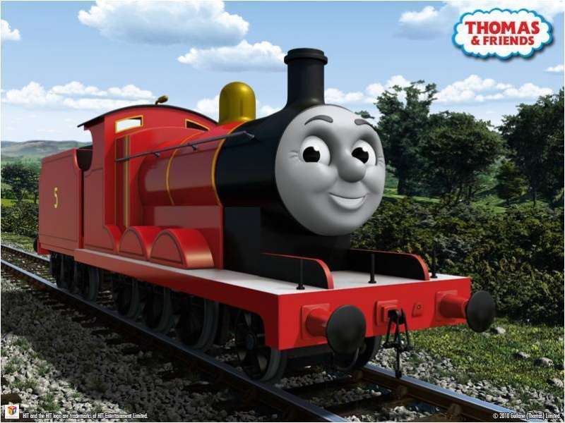 Excitement N Net - Thomas And Friends James Red Engine , HD Wallpaper & Backgrounds