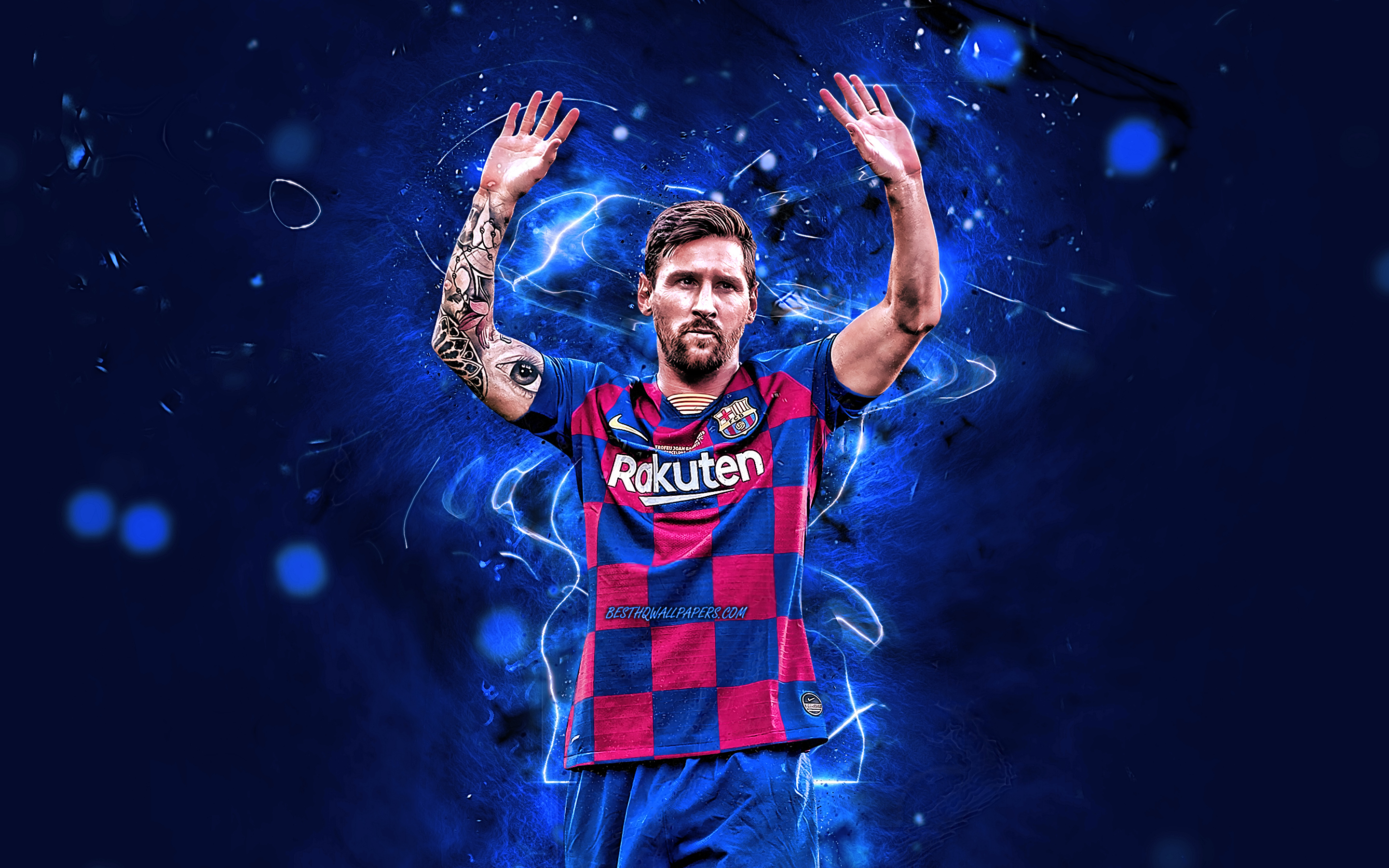 Lionel Messi, New Uniform, Barcelona Fc, Goal, Argentinian - Best Hq Wallpapers Messi , HD Wallpaper & Backgrounds