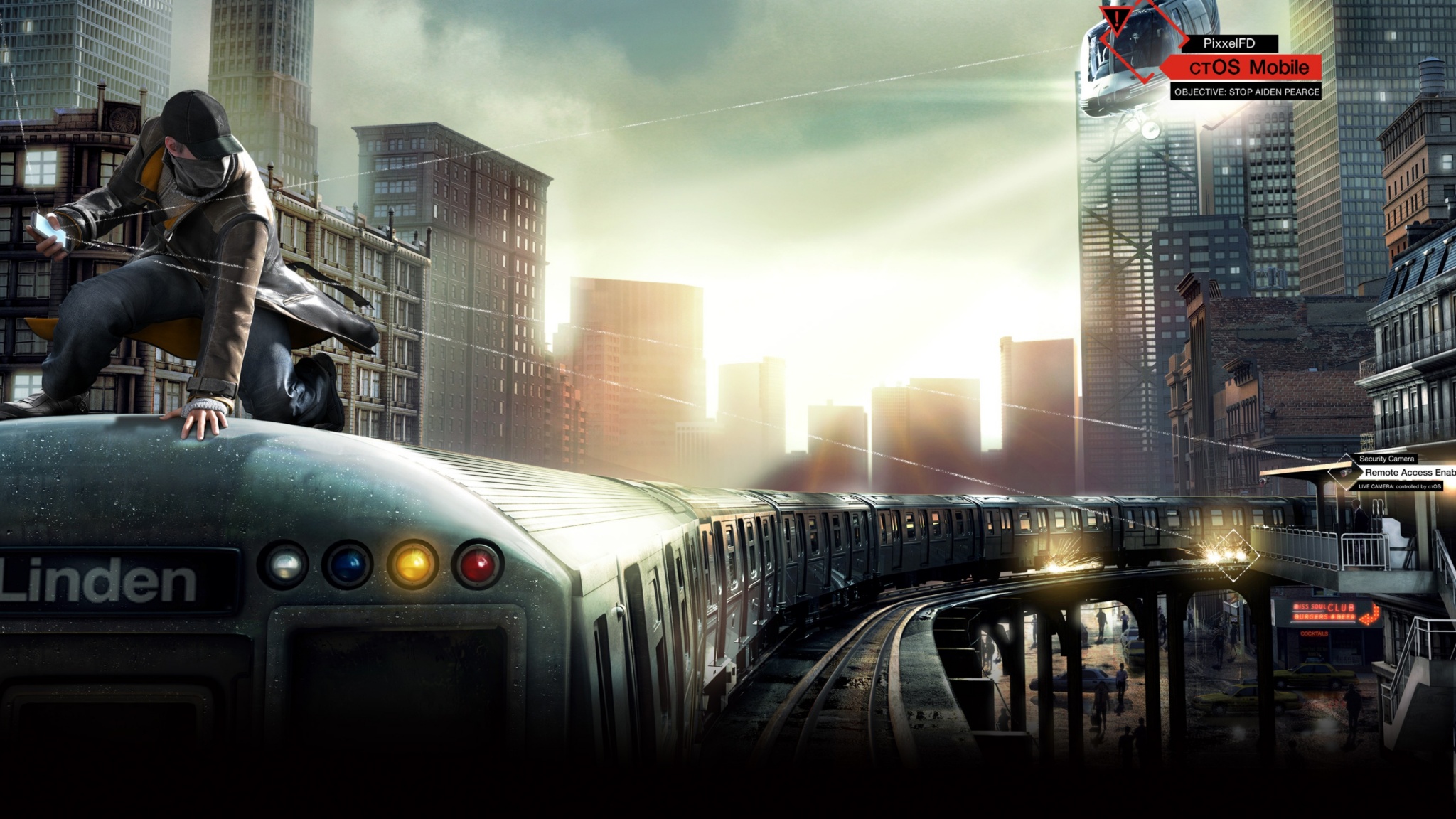 The Train Watch Dogs - Watch Dogs , HD Wallpaper & Backgrounds