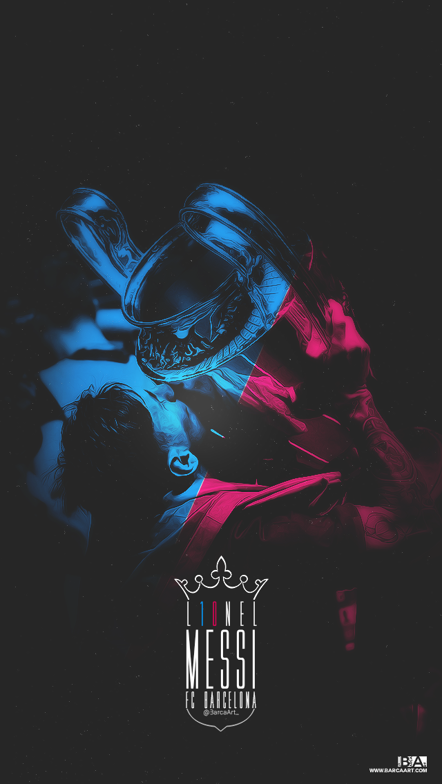 Lionel Messi Iphone Wallpaper - Messi Logo Wallpaper 4k , HD Wallpaper & Backgrounds