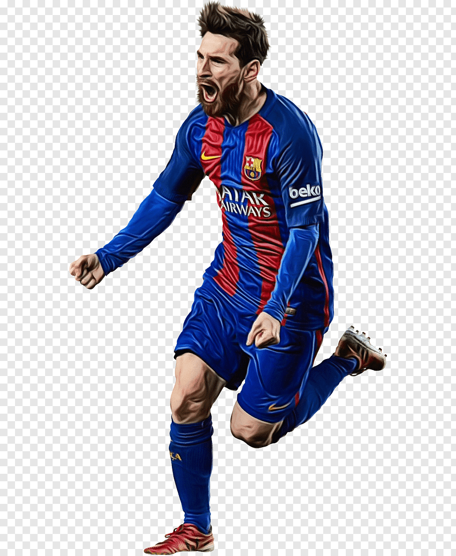 Messi, Watercolor, Paint, Wet Ink, Lionel Messi, Fc - Messi Png , HD Wallpaper & Backgrounds