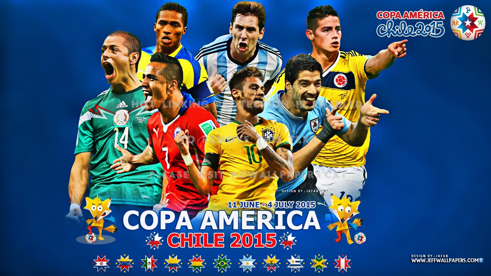 Copa America 2015 Wallpaper Messi Brazil Fc - Copa America 2015 , HD Wallpaper & Backgrounds