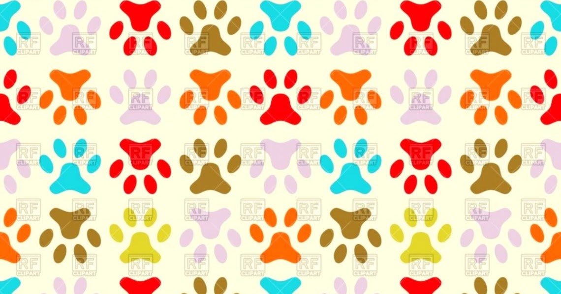 Cute Dog Artwork Wallpaper Wallpapers Engine - Pattern In Paw , HD Wallpaper & Backgrounds