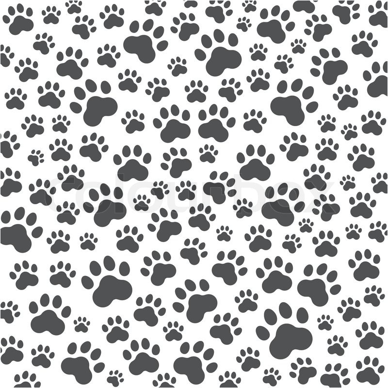 Cat Paw Print Background Cat Or Dog Paws Background - Patas De Cachorro E Gato , HD Wallpaper & Backgrounds
