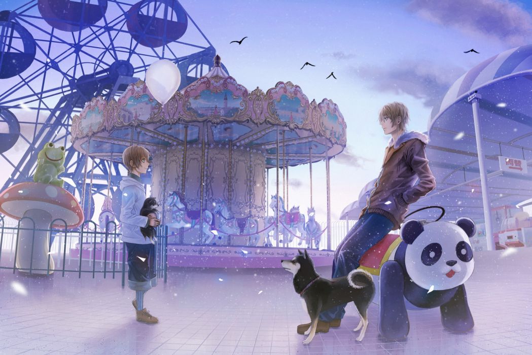 Original Anime Dog Boys Wallpaper - Carousel Anime , HD Wallpaper & Backgrounds