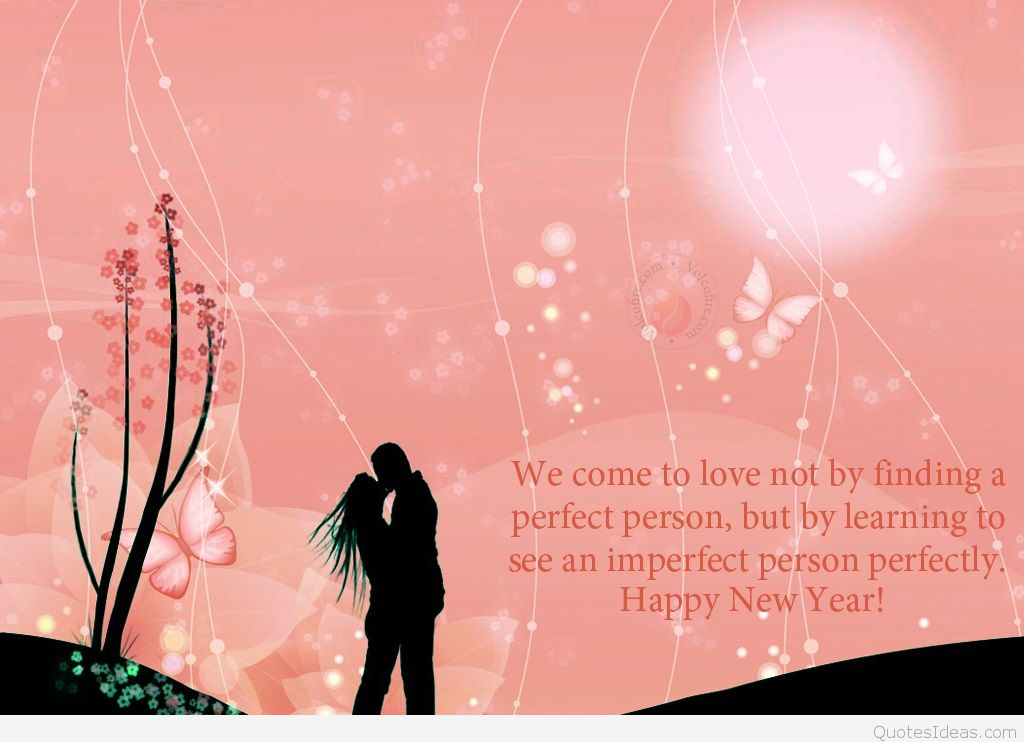 Happy New Year 2014 Romantic Love Quotes Image - Best New Years Love Quotes , HD Wallpaper & Backgrounds