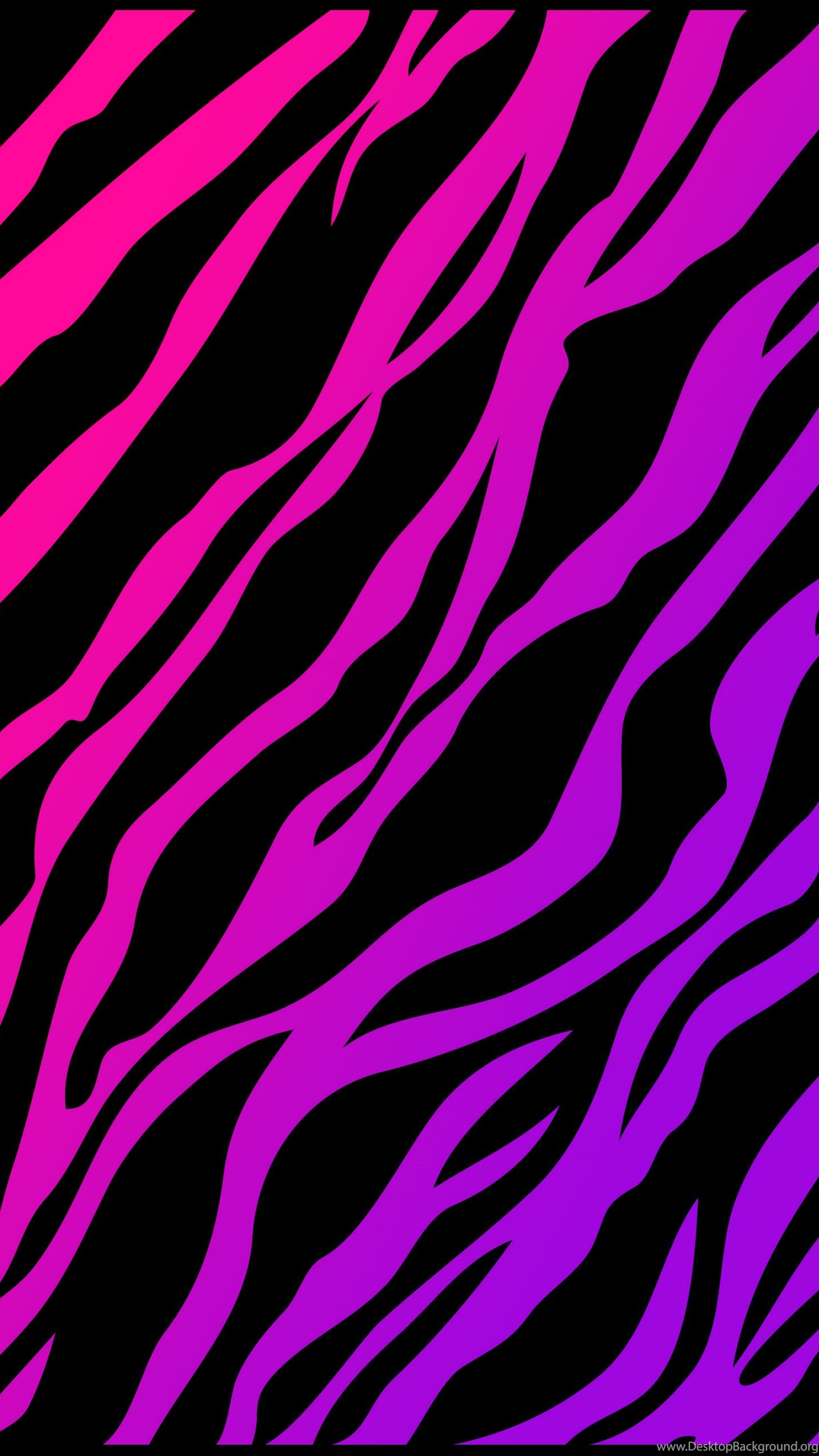 Zebra Print Pink Leopard Wallpapers - Cheetah Rainbow Leopard Print , HD Wallpaper & Backgrounds