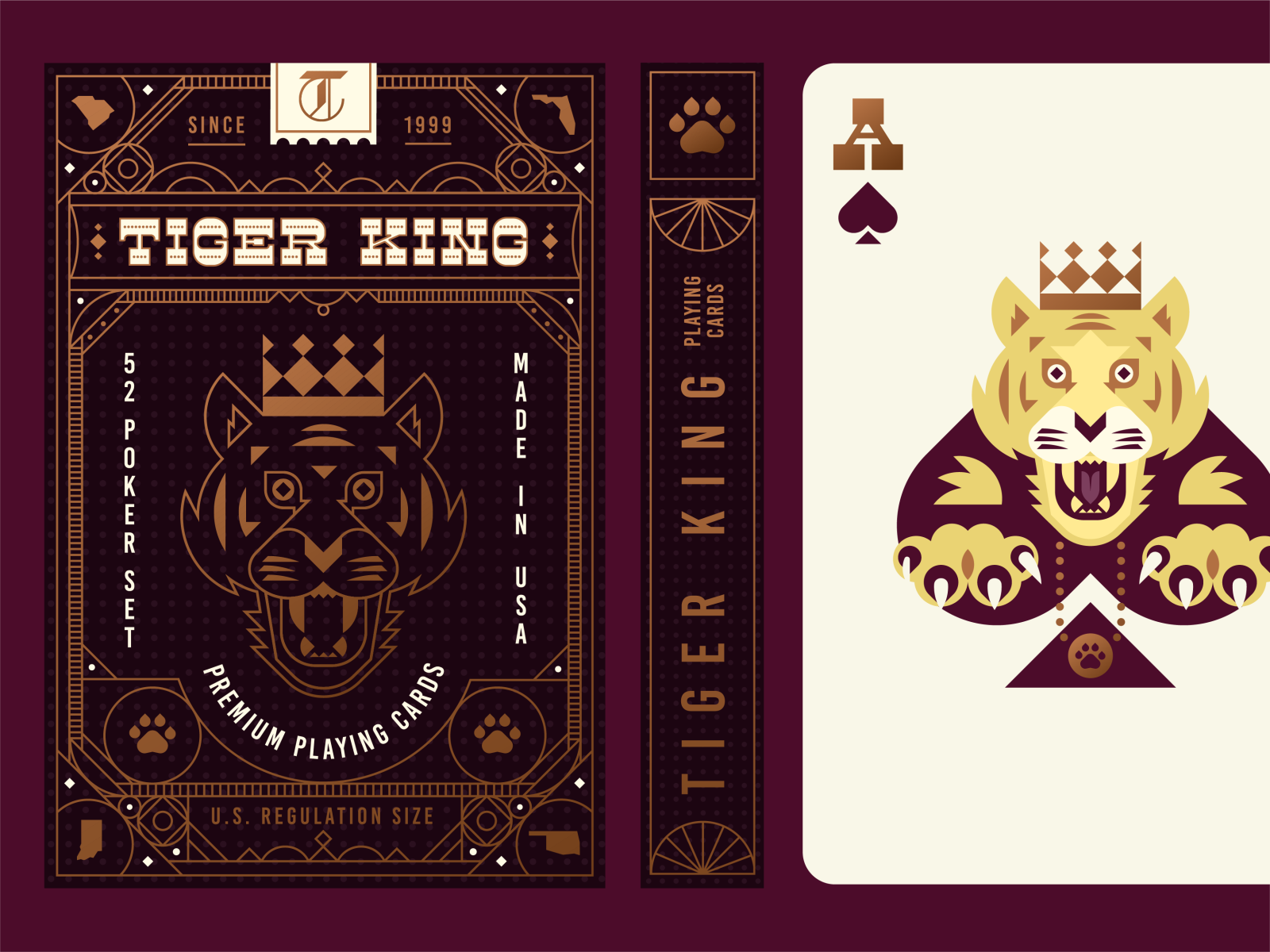Tiger King Playing Card , HD Wallpaper & Backgrounds