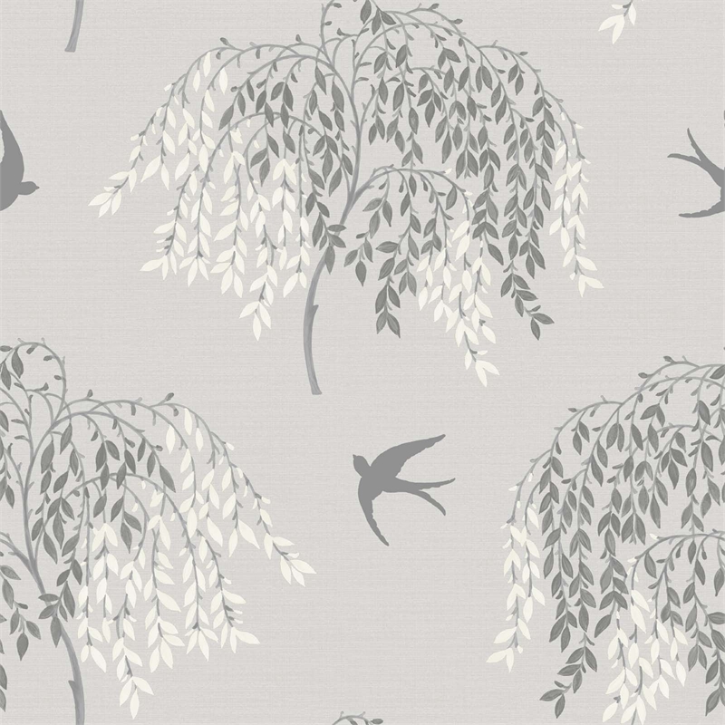 Grey White Wallpaper With Birds , HD Wallpaper & Backgrounds