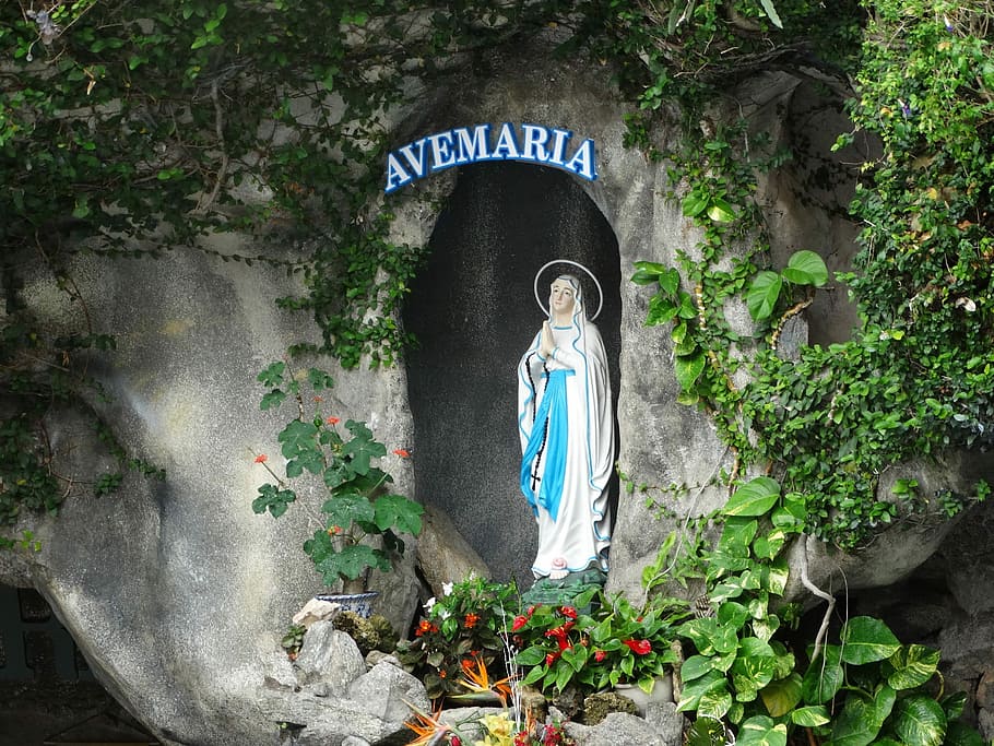 Virgin, Mary, Catholic, Avemaria, Statue, Day, No People, - Ave Maria , HD Wallpaper & Backgrounds