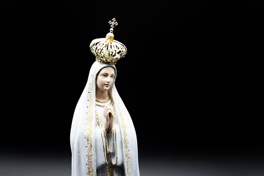 Mary, Fatima, Virgin, Statue, Religion, Madonna, Maria, - Rosary Our Lady Of Fatima , HD Wallpaper & Backgrounds