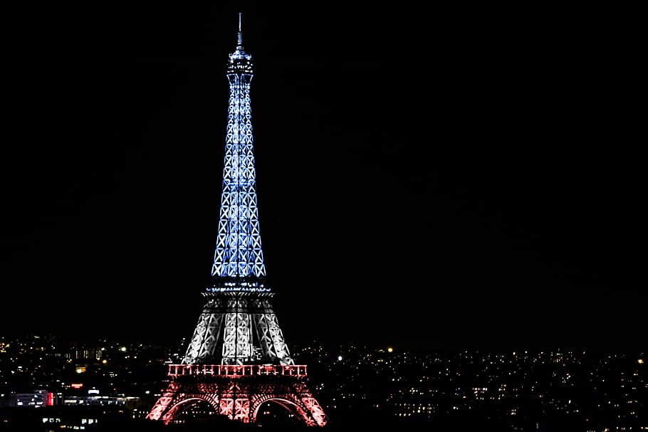 Photo Of Eiffel Tower, Paris, National Day, Night, - Trocadéro Gardens , HD Wallpaper & Backgrounds