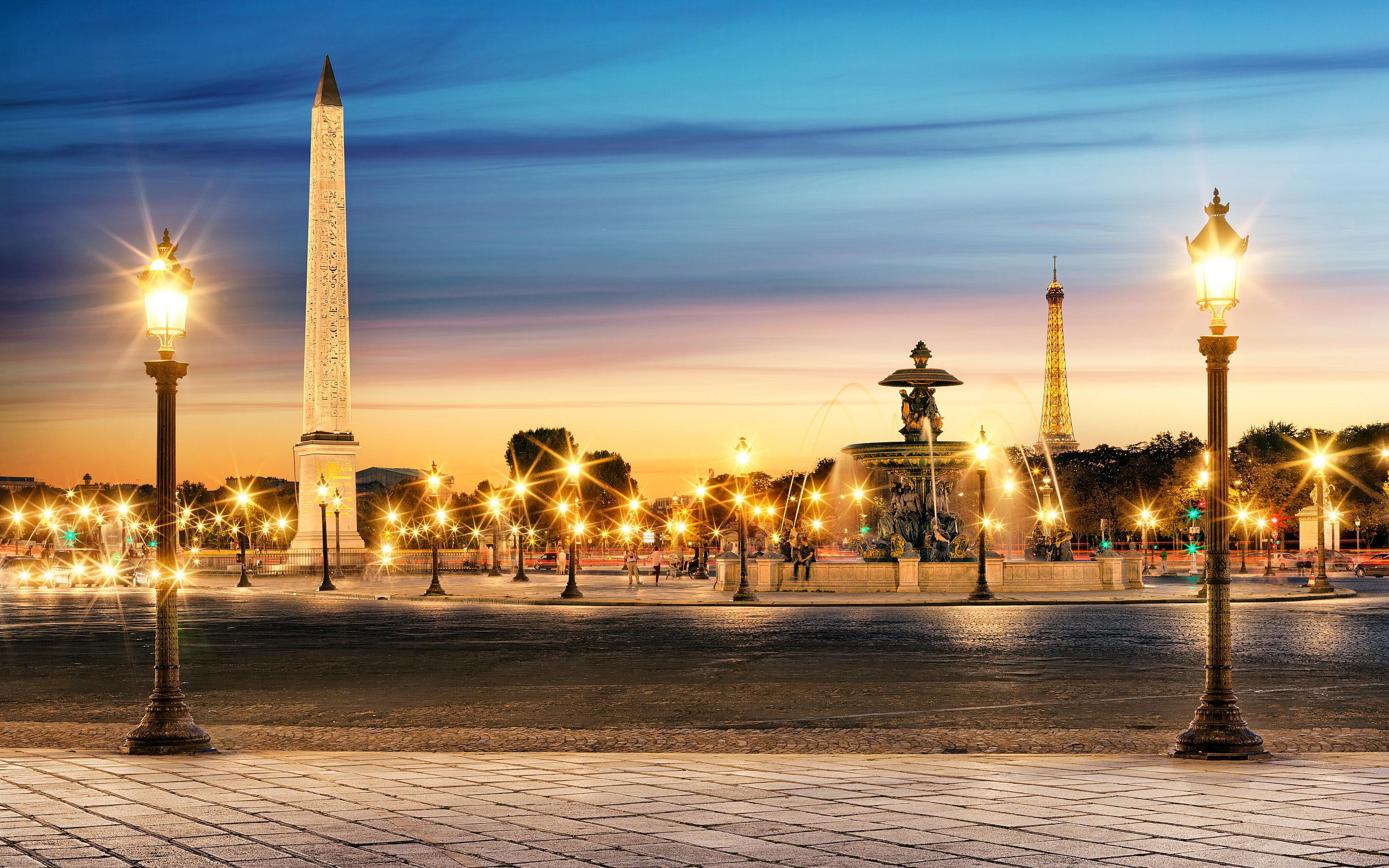 High Quality Cashadvance6online - Place De La Concorde By Night , HD Wallpaper & Backgrounds