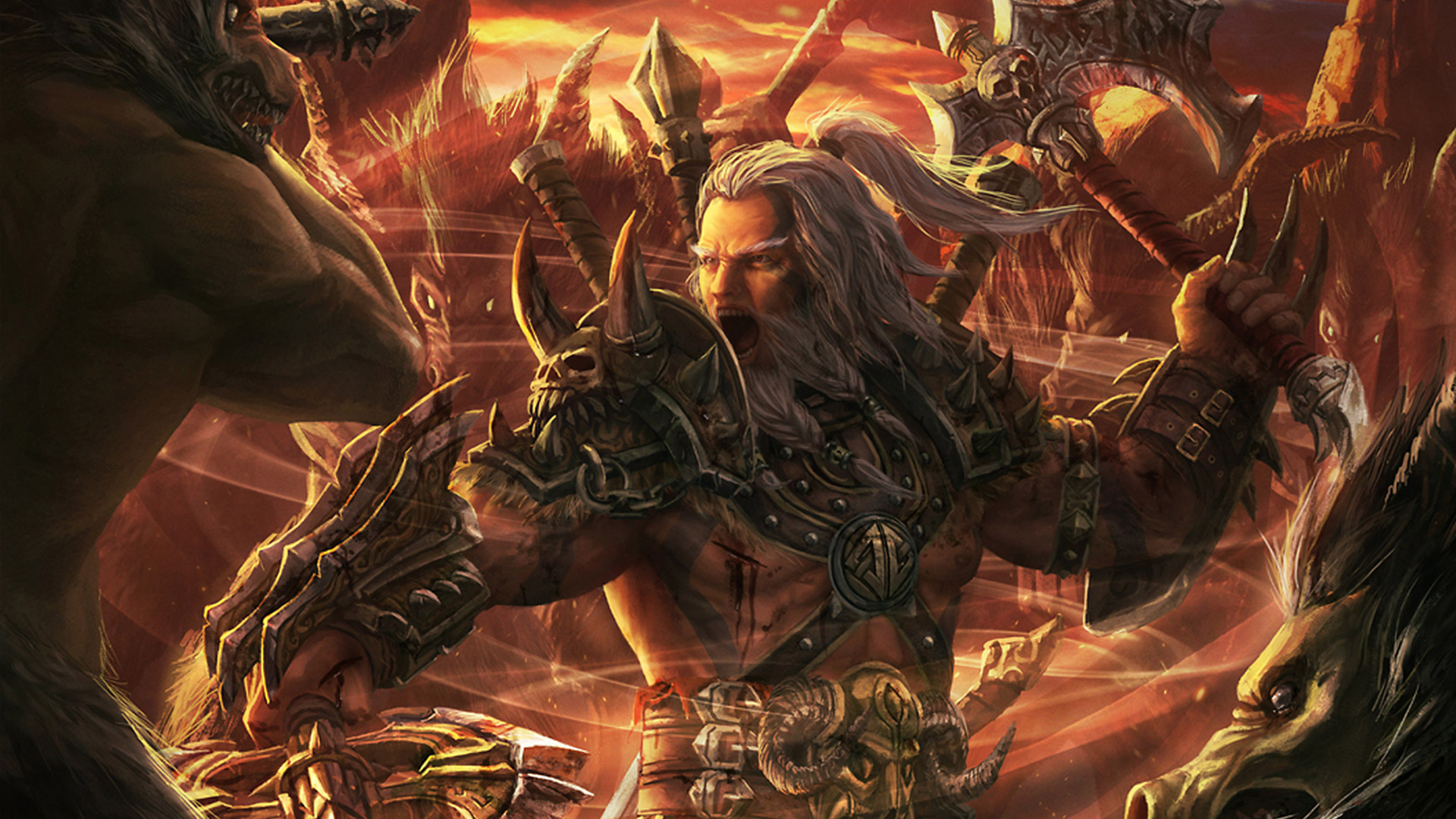 Diablo 3 Barbarian Wallpaper 4k - Barbarian Diablo 3 Lore , HD Wallpaper & Backgrounds