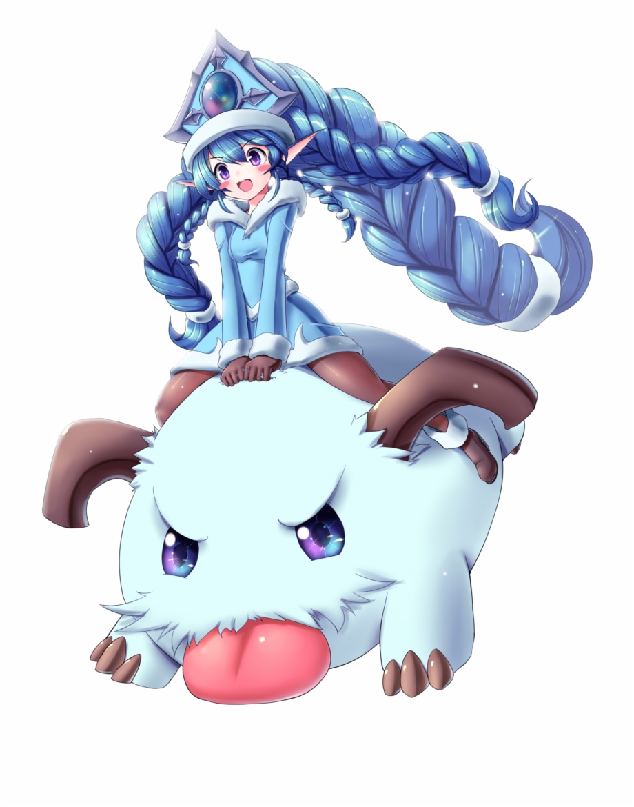 Winter Wonder Lulu & Poro By Ranken Hd Wallpaper Fan - League Of Legend Kawaii , HD Wallpaper & Backgrounds