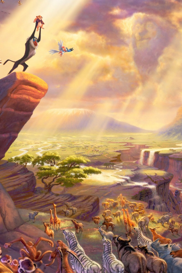 Thomas Kinkade The Lion King , HD Wallpaper & Backgrounds