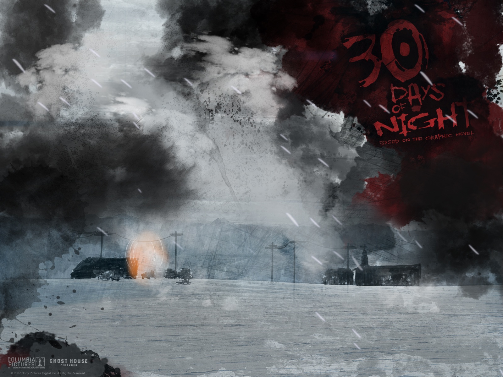 30 Days Of Night Background , HD Wallpaper & Backgrounds