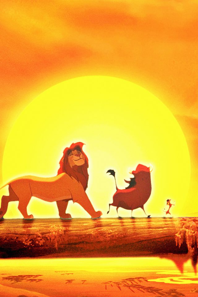 Walt Disney Lion King Anime Art Poster Iphone Wallpaper - Hakuna Matata , HD Wallpaper & Backgrounds