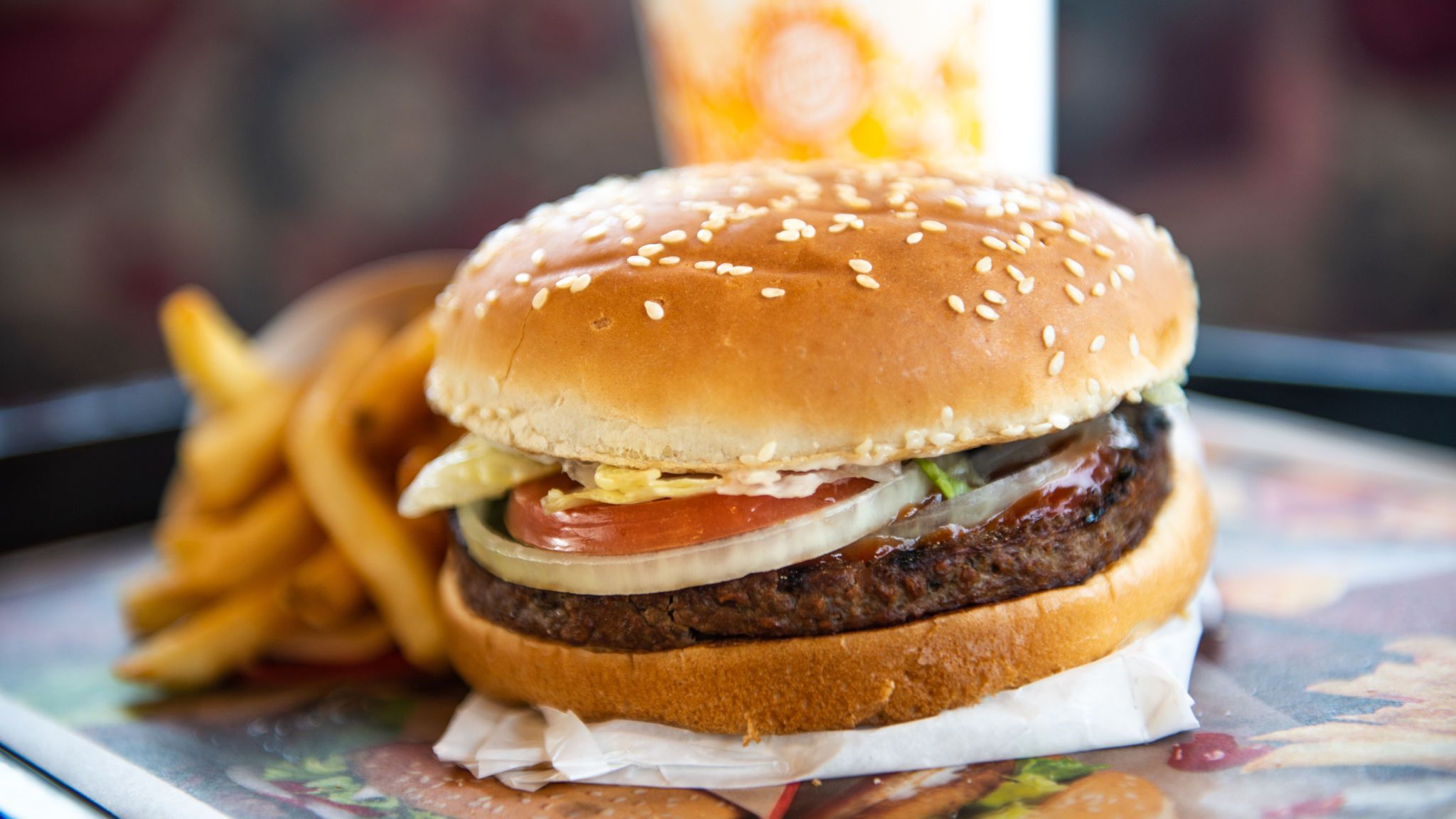 Burger King Wallpaper - Burger King Impossible Whopper Vegan , HD Wallpaper & Backgrounds