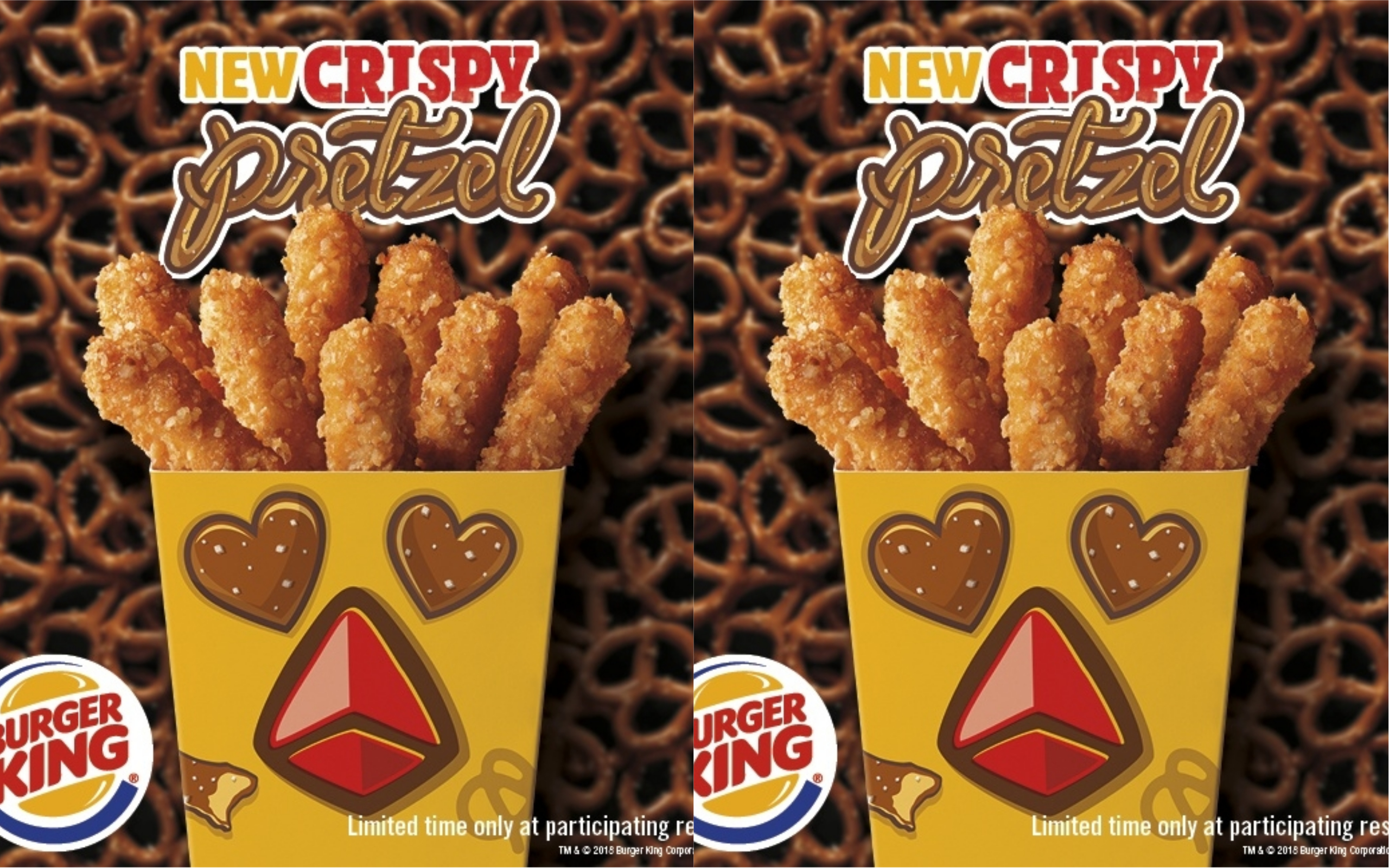 Crispy Pretzel Chicken Fries Burger King , HD Wallpaper & Backgrounds
