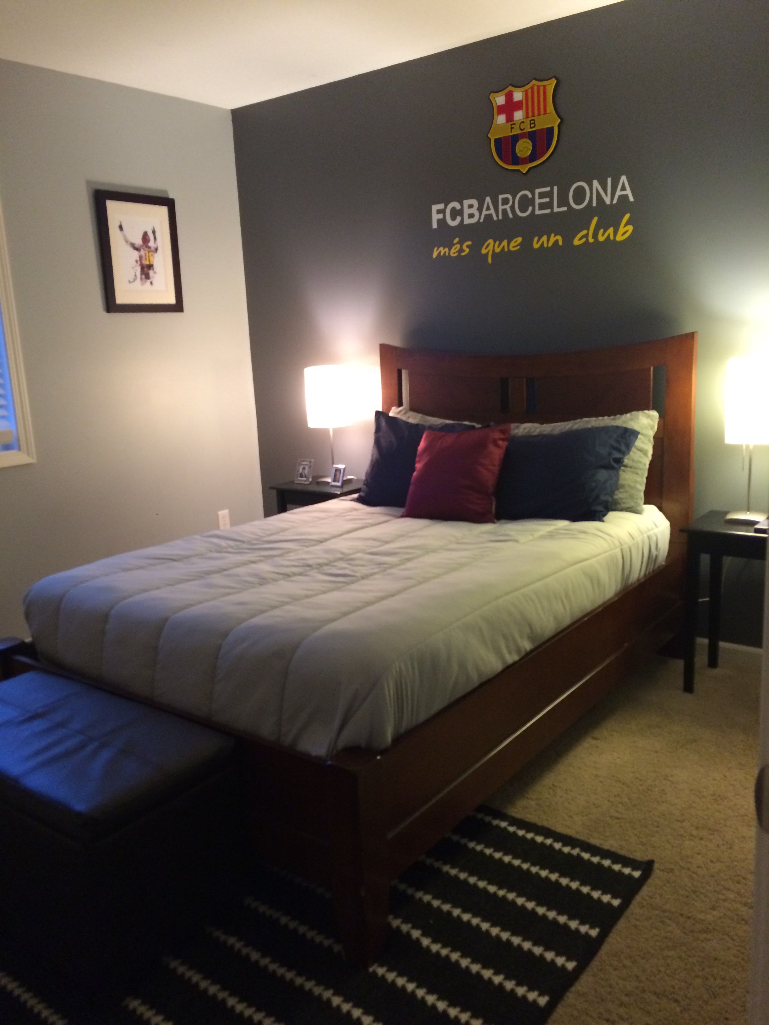 Boys Barcelona Bedroom , HD Wallpaper & Backgrounds