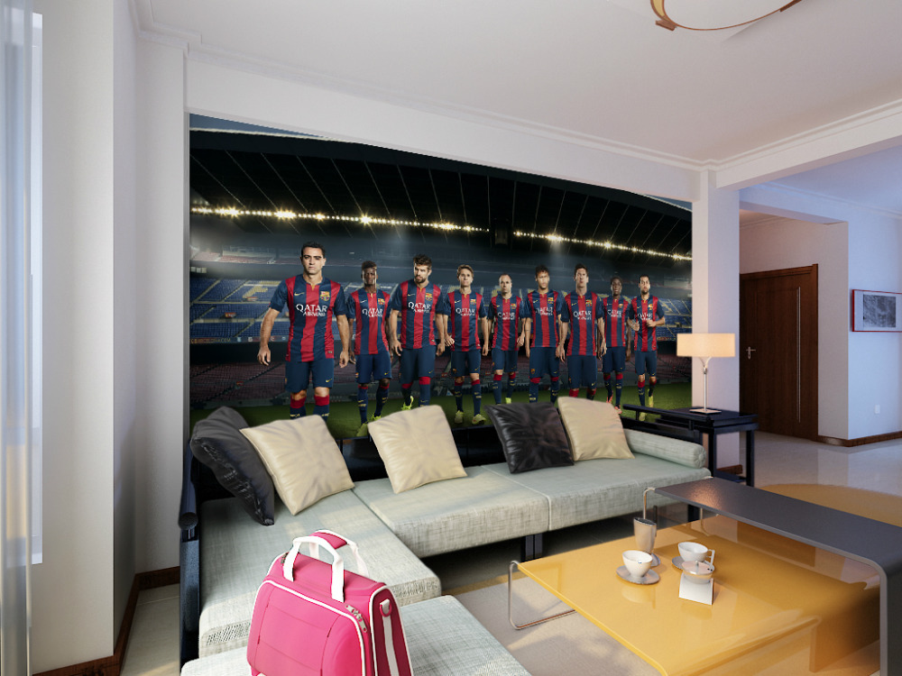 Barcelona Fc Bedroom Wall - Paisajes Para Empapelar Paredes , HD Wallpaper & Backgrounds