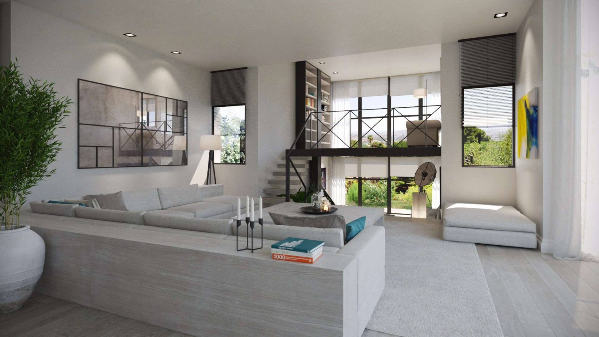 6 Bedroom Villa In Pedralbes, Barcelona, - Living Room , HD Wallpaper & Backgrounds