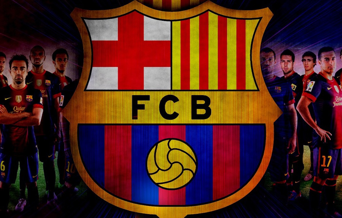 Photo Wallpaper Wallpaper, Sport, Logo, Football, Fc - Fc Barcelona , HD Wallpaper & Backgrounds