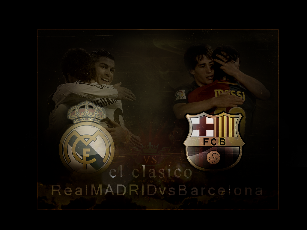 Real Madrid And Barcelona Wallpaper - Real X Barça , HD Wallpaper & Backgrounds