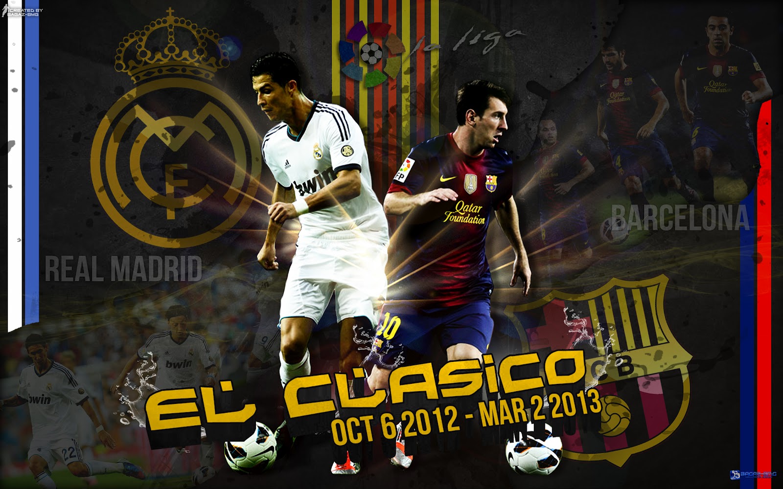 Real Madrid Vs Barcelona Wallpaper - El Clasico Wallpapers Hd , HD Wallpaper & Backgrounds