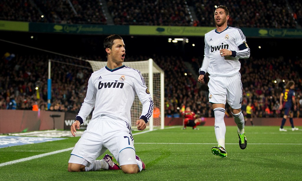Ronaldo Vs Barca 2013 , HD Wallpaper & Backgrounds