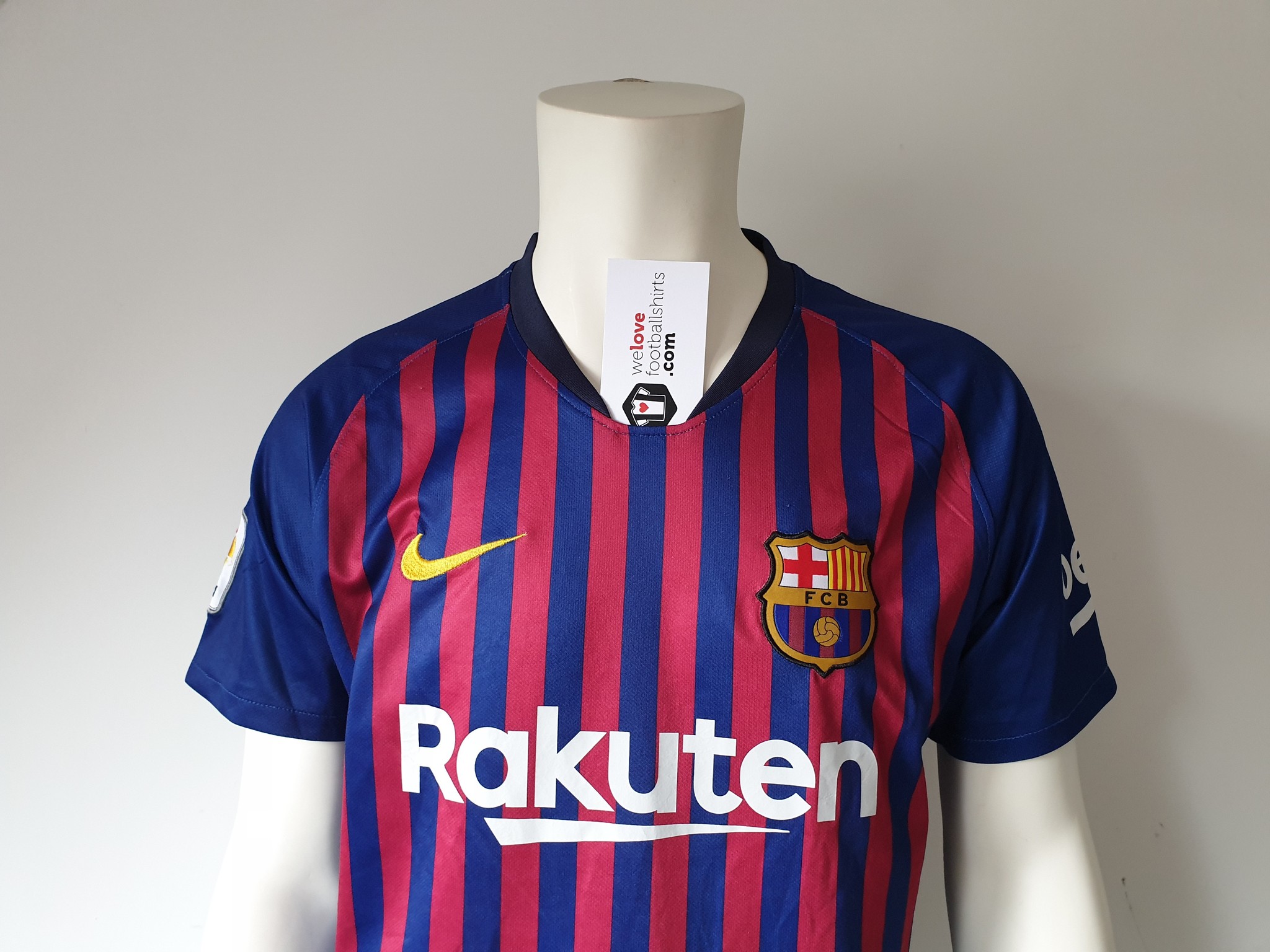 Nike Original Nike Football Shirt Fc Barcelona 2017/18 - Barcelona Jersey 2018 19 , HD Wallpaper & Backgrounds