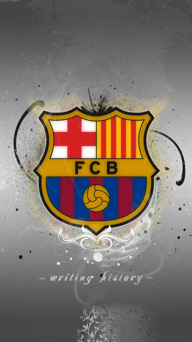 Fc Barcelona Logo Iphone 5 Wallpaper Hd - Fc Barcelona Logo Wallpaper 9 16 , HD Wallpaper & Backgrounds