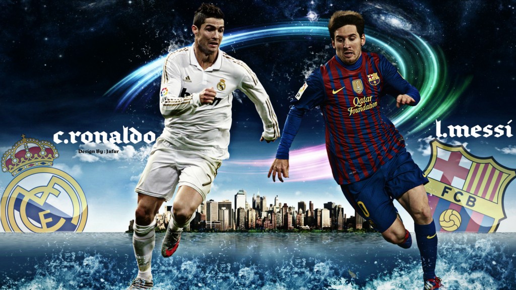 Ronaldo And Messi 2015 , HD Wallpaper & Backgrounds