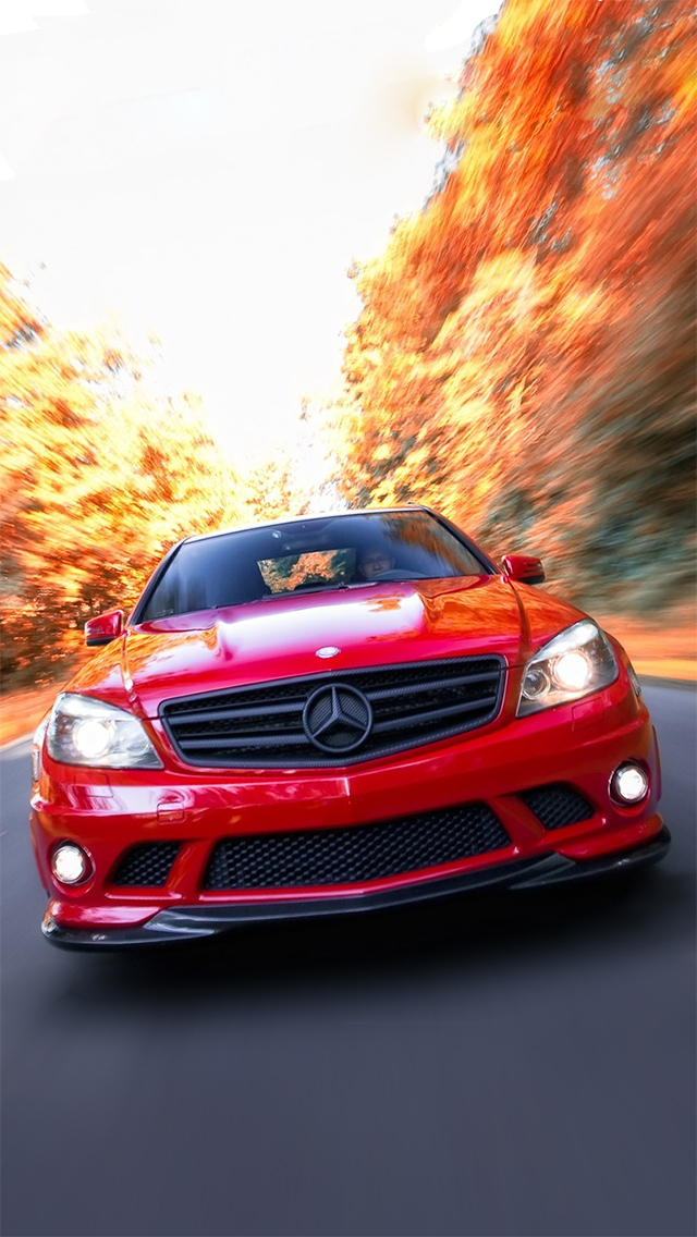 Mercedes Benz C63 Amg - Mercedes Wallpaper Iphone Hd , HD Wallpaper & Backgrounds