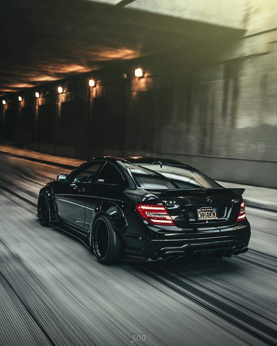 Mercedes C63 Amg Stance , HD Wallpaper & Backgrounds