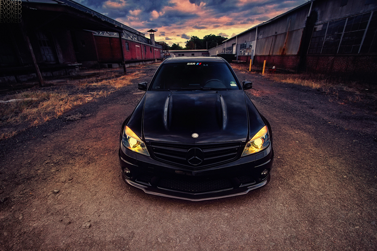 Mercedes Amg C63 Black Hd , HD Wallpaper & Backgrounds