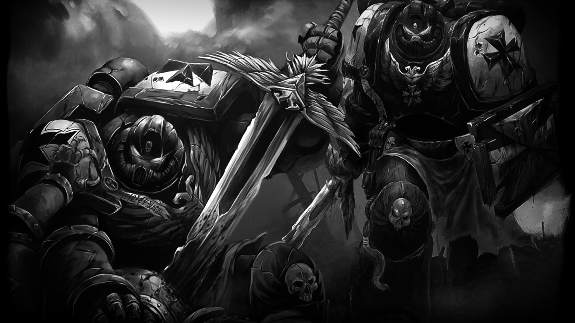 Black Templar Warhammer 40k , HD Wallpaper & Backgrounds