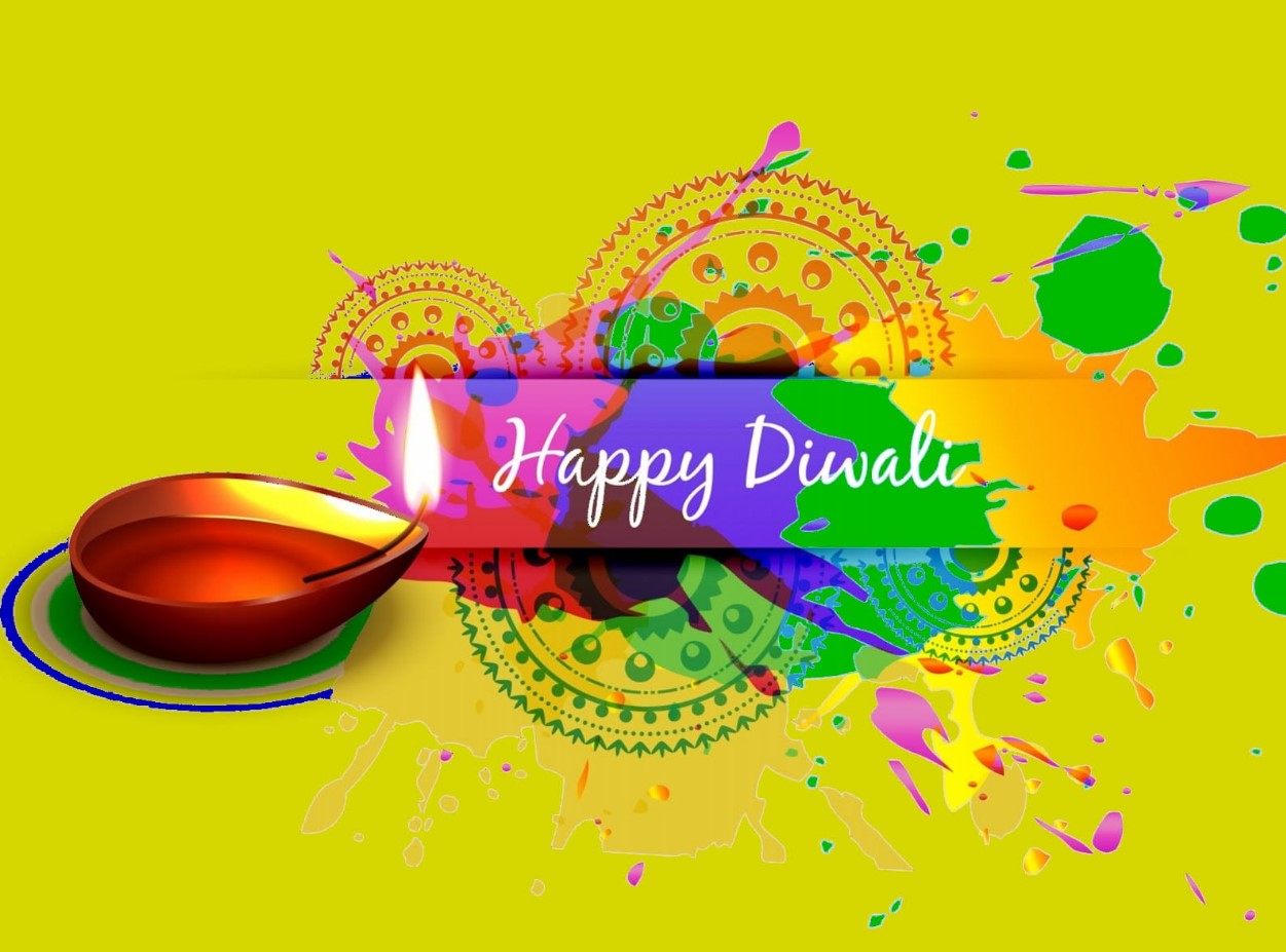 Painting Happy Diwali Art , HD Wallpaper & Backgrounds